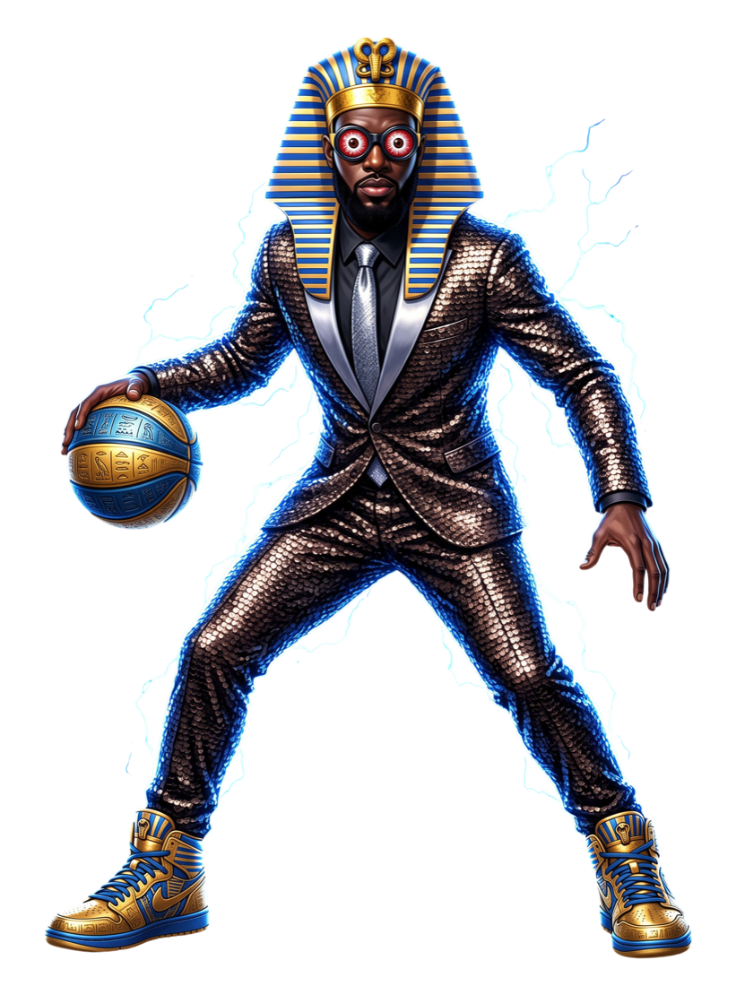 Tag x Snazy character dribbling